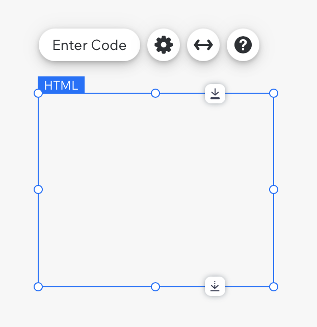 WIX Code Snippet Section